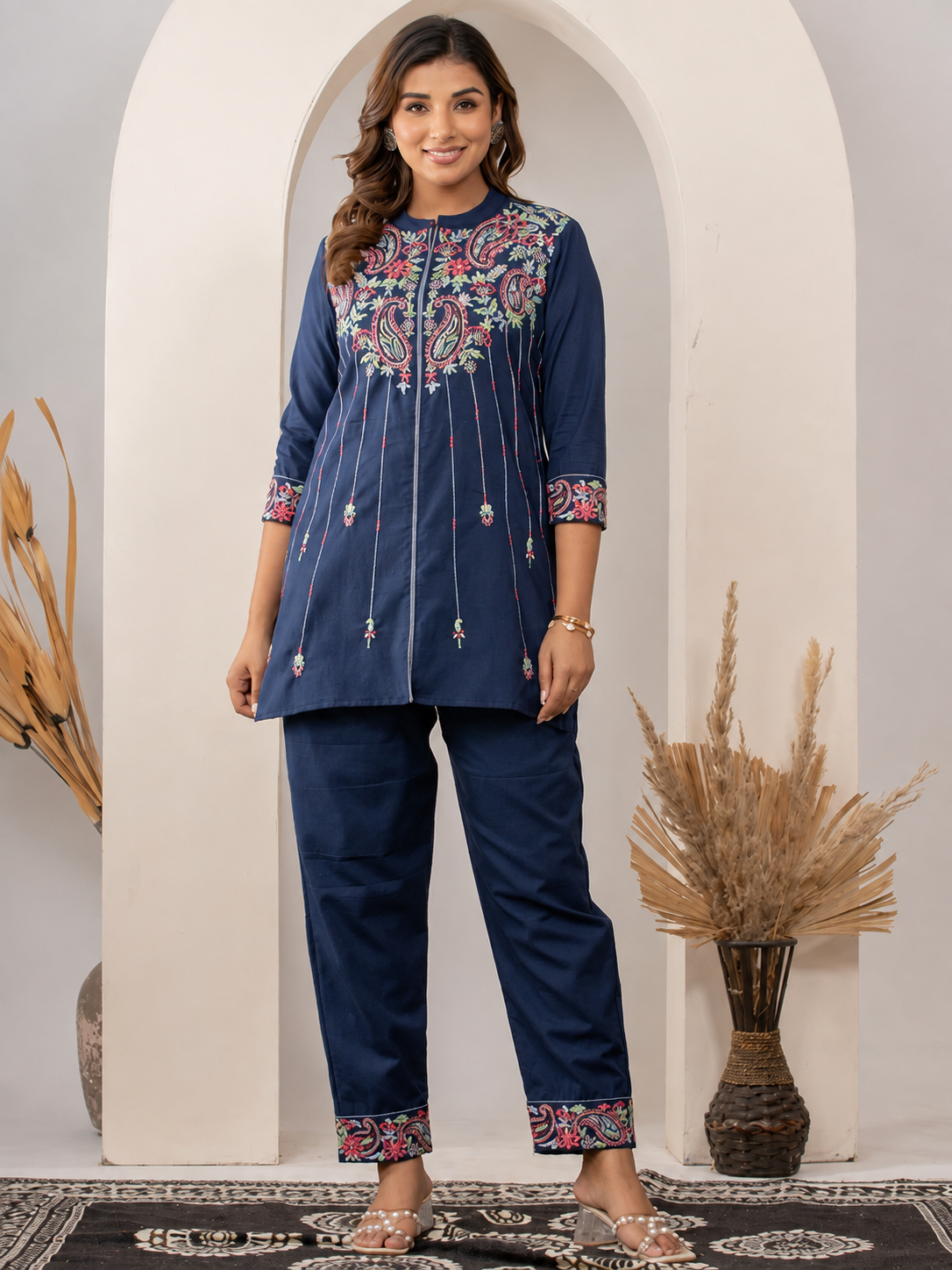 Midnight Bloom Co-ord Set For Women