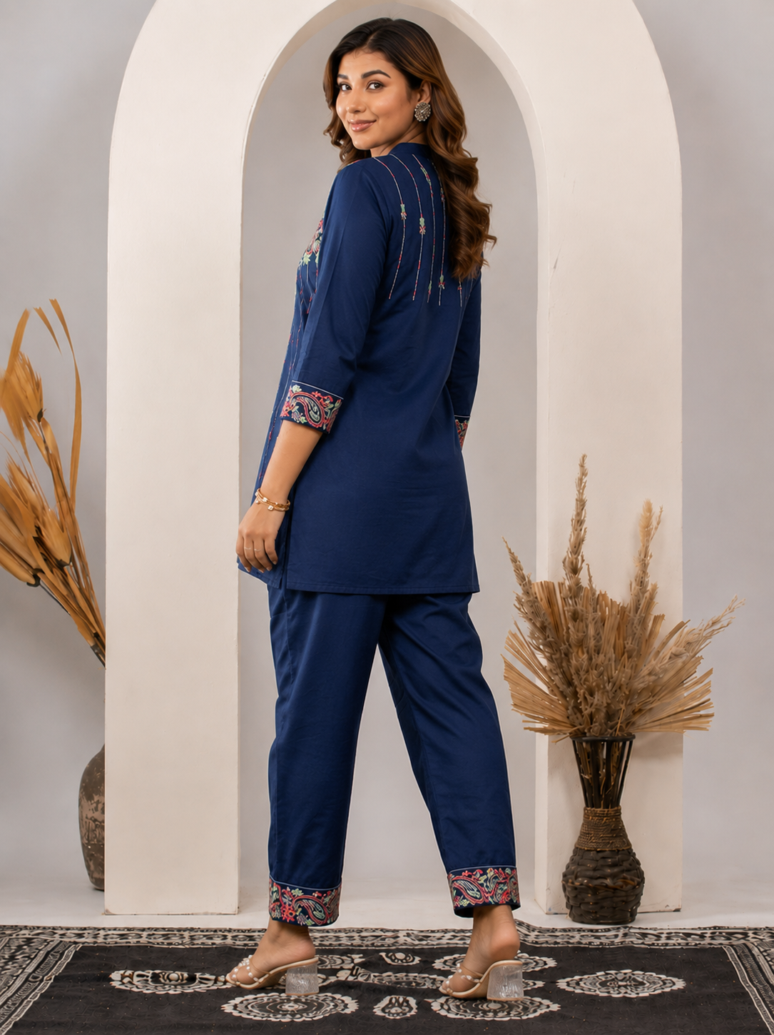 Midnight Bloom Co-ord Set For Women