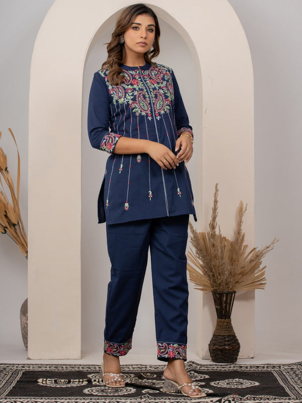 Midnight Bloom Co-ord Set For Women